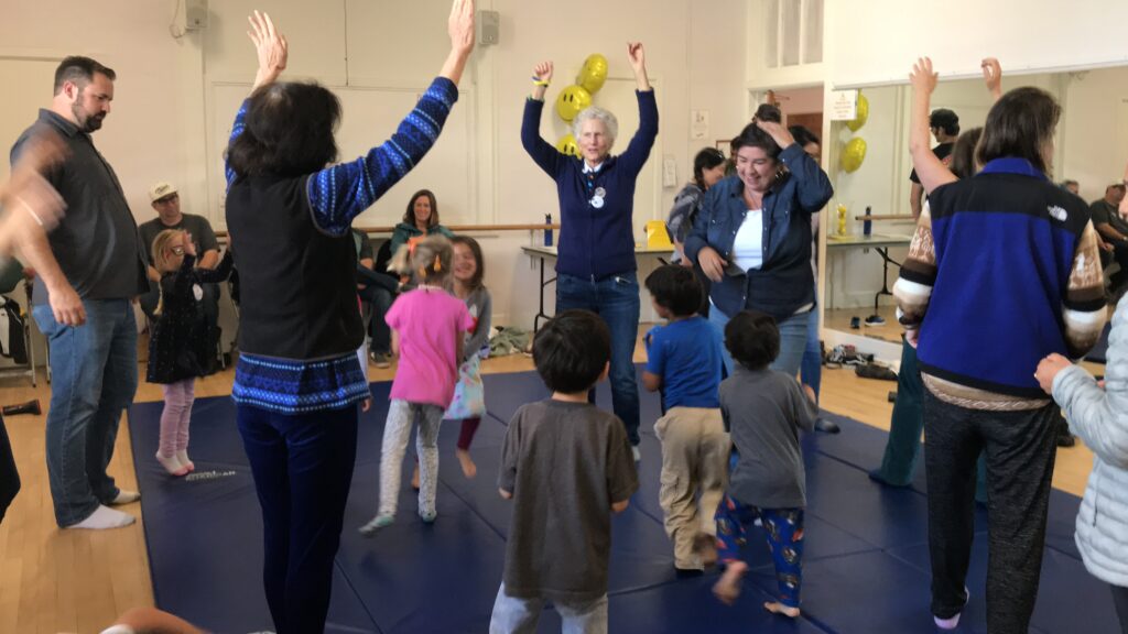 Laughter yoga with kids