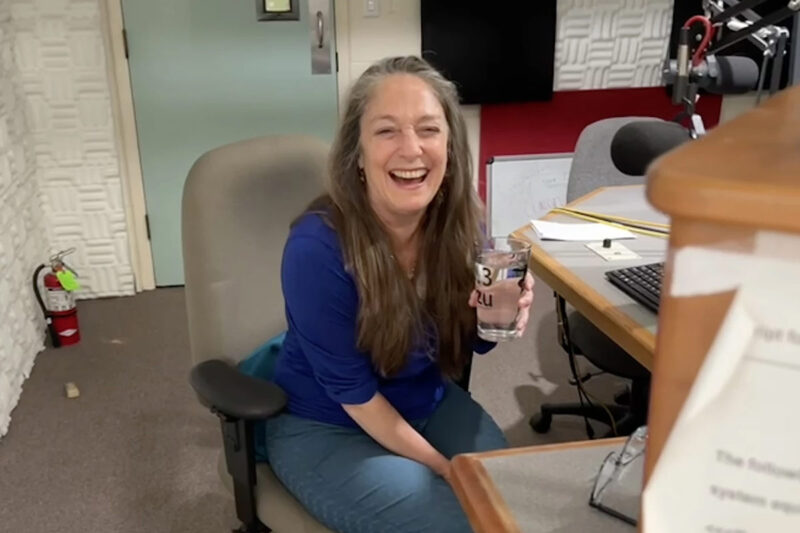 Carla-Brown-interviewed-on-KAZU-NPR-radio-station-in-Monterey-County-CA-about-laughter-yoga